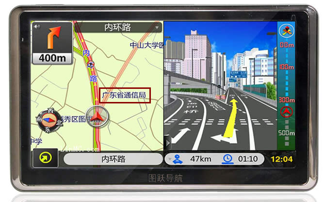 通信局地圖標注